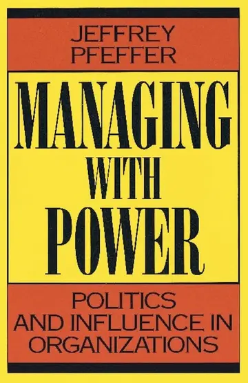 Cover of Managing with Power