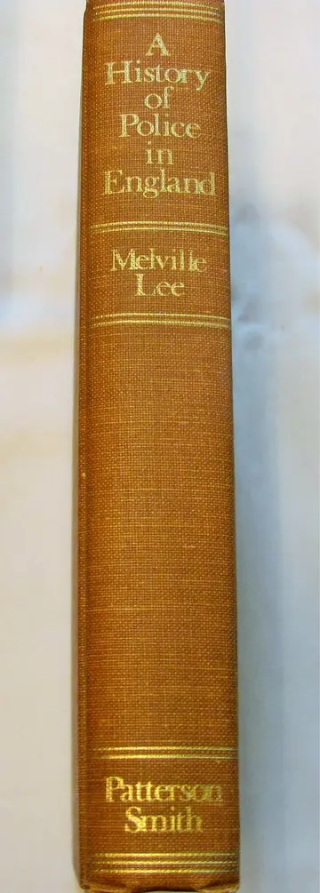 Cover of History of Police in England