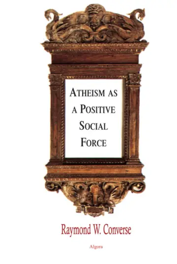 Cover of Atheism as a Positive Social Force