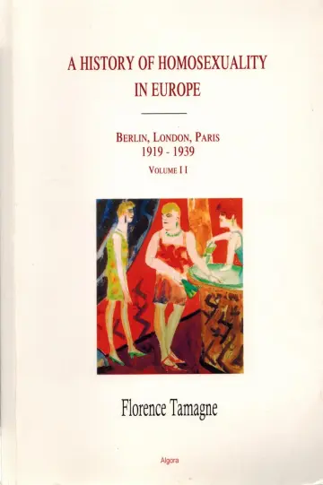 Cover of A History of Homosexuality in Europe, Volume II