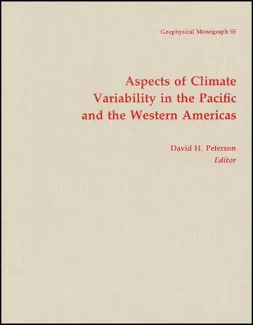 Cover of Aspects of Climate Variability in the Pacific and the Western Americas