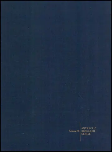 Cover of Entomology of Antarctica