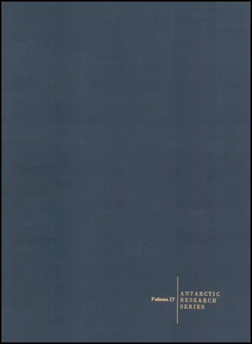 Cover of Biology of the Antarctic Seas IV