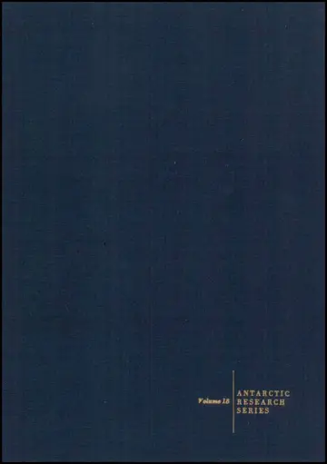 Cover of Antarctic Pinnipedia