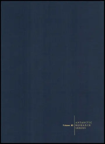 Cover of Antarctic Terrestrial Biology