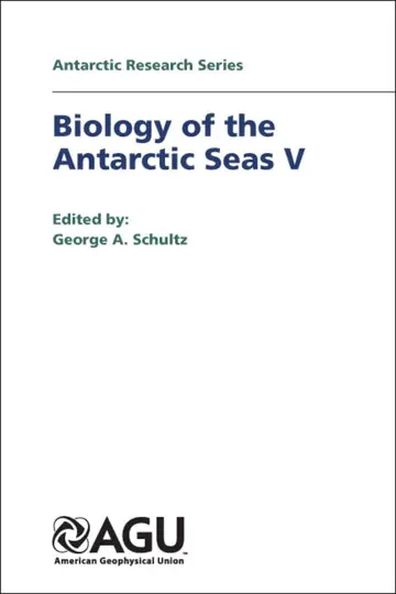 Cover of Biology of the Antarctic Seas V