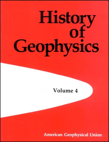 Cover of History of Geophysics