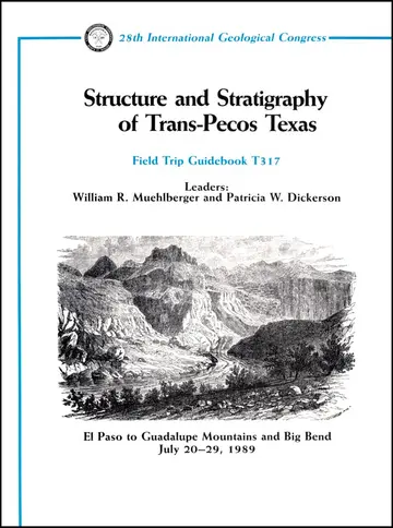 Cover of Structure and Stratigraphy of Trans Pecos Texas