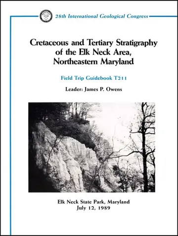 Cover of Cretaceous and Tertiary Stratigraphy of the Elk Neck Area, Northeastern Maryland