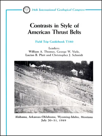 Cover of Contrasts in Style of American Thrust Belts