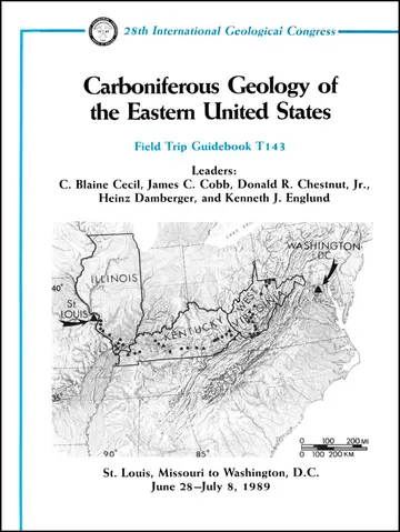 Cover of Carboniferous Geology of the Eastern United States