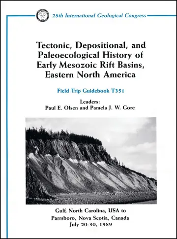 Cover of Tectonic, Depositional, and Pleoecological History of Early Mesozoic Rift Basins, Eastern North America