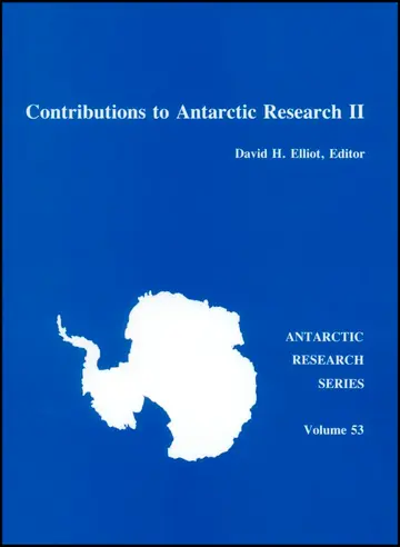Cover of Contributions to Antarctic Research II