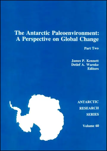 Cover of The Antarctic Paleoenvironment