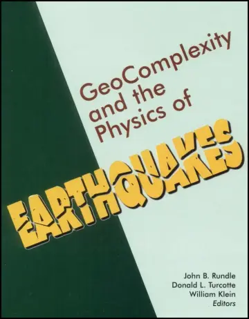 Cover of Geocomplexity and the Physics of Earthquakes