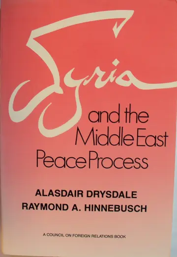 Cover of Syria and the Middle East Peace Process