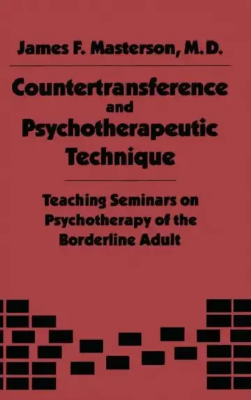 Cover of Countertransference and Psychotherapeutic Technique