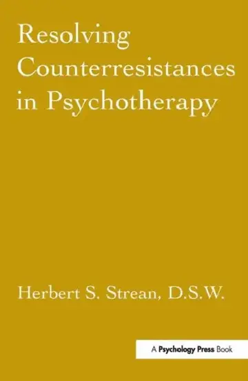 Cover of Resolving Counterresistances in Psychotherapy