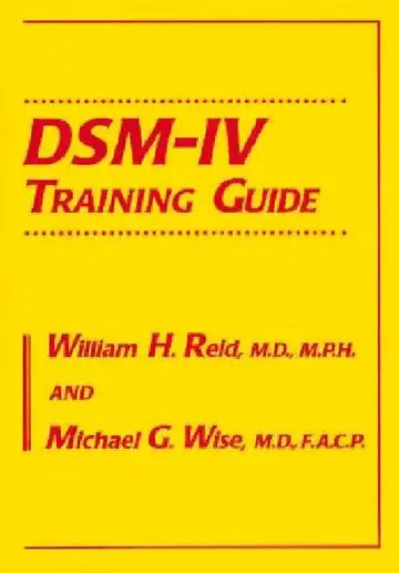 Cover of Dsm-IV Training Guide