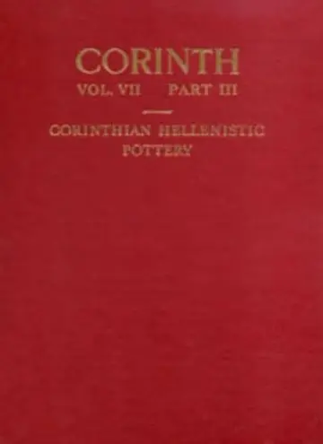 Cover of Corinthian Hellenistic Pottery