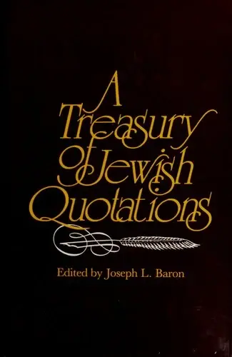 Cover of Treasury of Jewish Quotations
