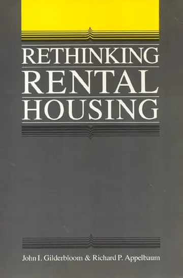Cover of Rethinking Rental Housing