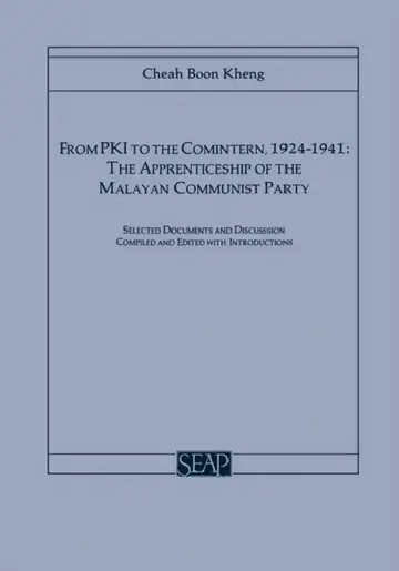 Cover of From Pki to the Comintern, 1924-1941
