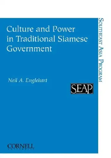 Cover of Culture and Power in Traditional Siamese Government