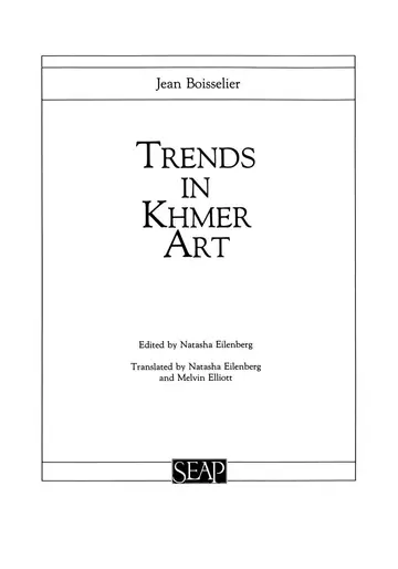 Cover of Trends in Khmer Art