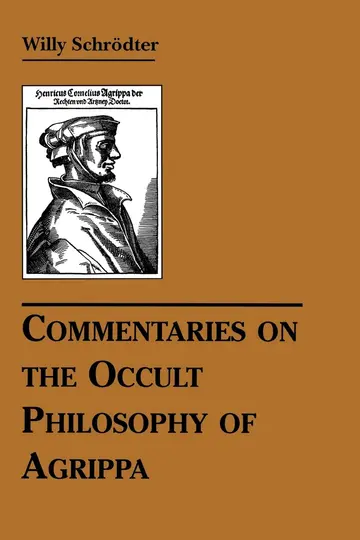 Cover of Commentaries on the Occult Philosophy of Agrippa