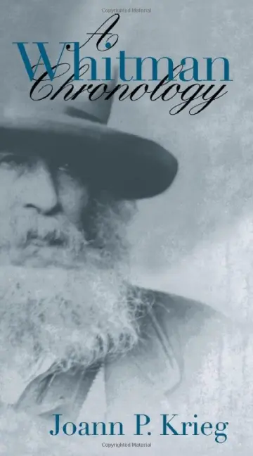 Cover of A Whitman Chronology