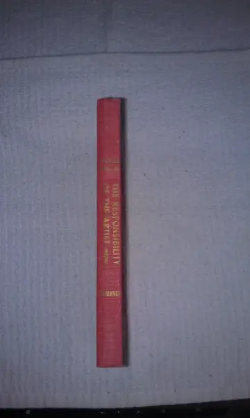 Cover of Responsibility of the Artist