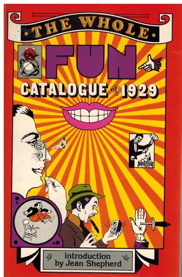 Cover of Whole Fun Catalogue of 1929