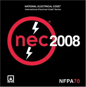 Cover of National Electrical Code 2008 Looseleaf Version in a Binder