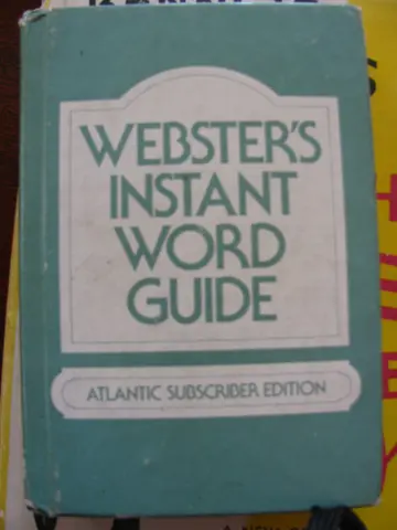 Cover of Merriam-Webster Instant Word Guide