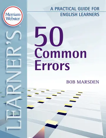 Cover of 50 Common Errors