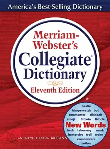 Cover of Merriam-Webster's Collegiate Dictionary