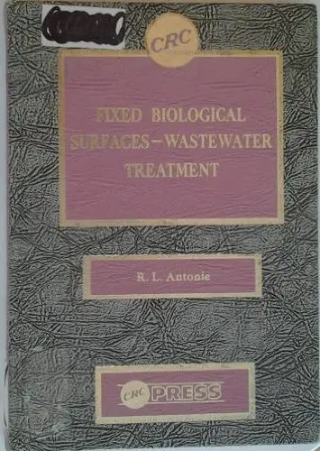 Cover of Fixed biological surfaces-wastewater treatment