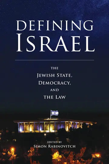 Cover of Defining Israel