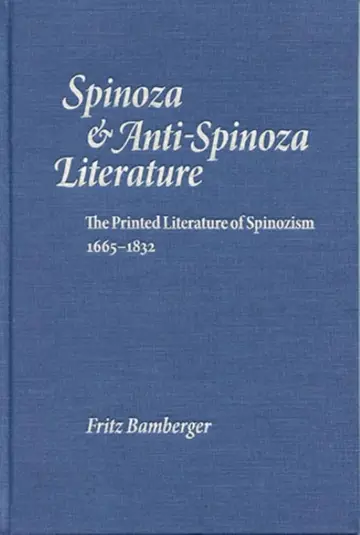 Cover of Spinoza & Anti-Spinoza Literature