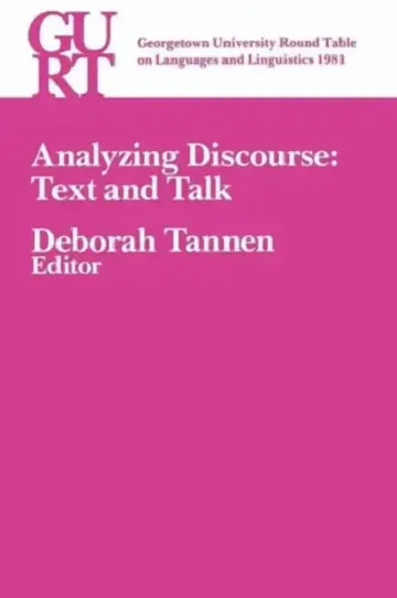 Cover of Analyzing Discourse