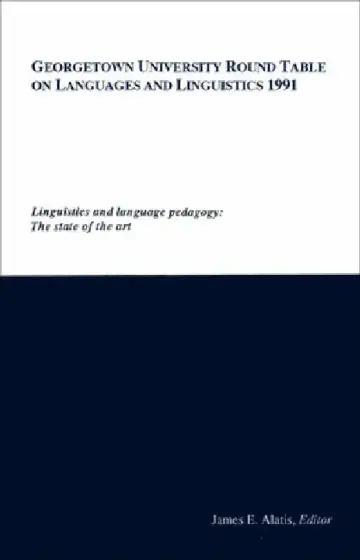Cover of Georgetown University Round Table on Languages and Linguistics