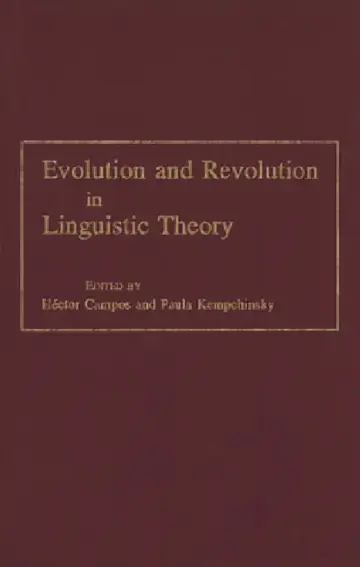 Cover of Evolution and Revolution in Linguistic Theory