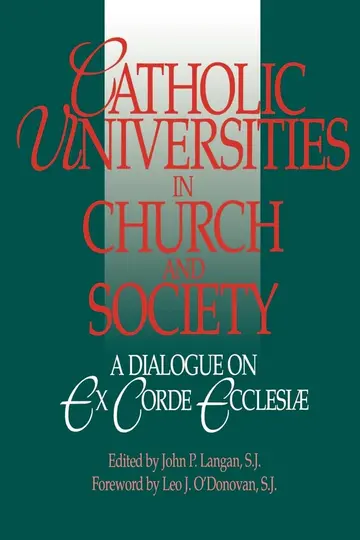 Cover of Catholic Universities in Church and Society