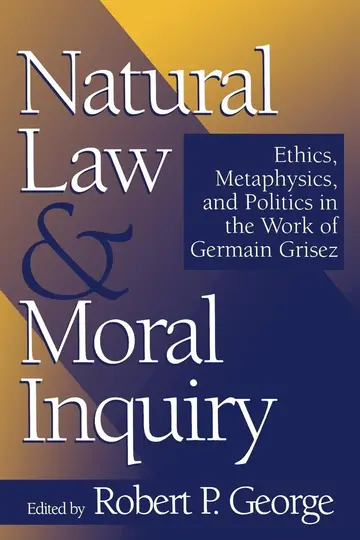 Cover of Natural Law and Moral Inquiry