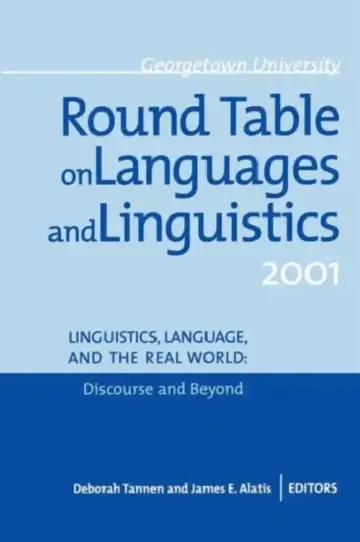 Cover of Georgetown University Round Table on Languages and Linguistics Gurt 2001