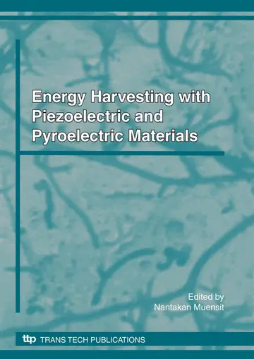 Cover of Energy Harvesting with Piezoelectric and Pyroelectric Materials