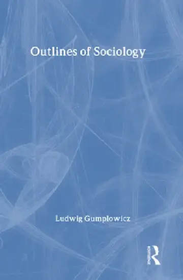 Cover of Outlines of Sociology