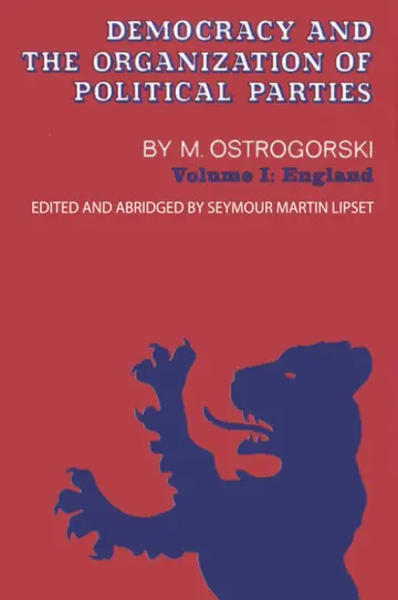 Cover of Democracy and the Organization of Political Parties (1)