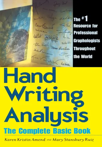 Cover of Handwriting Analysis